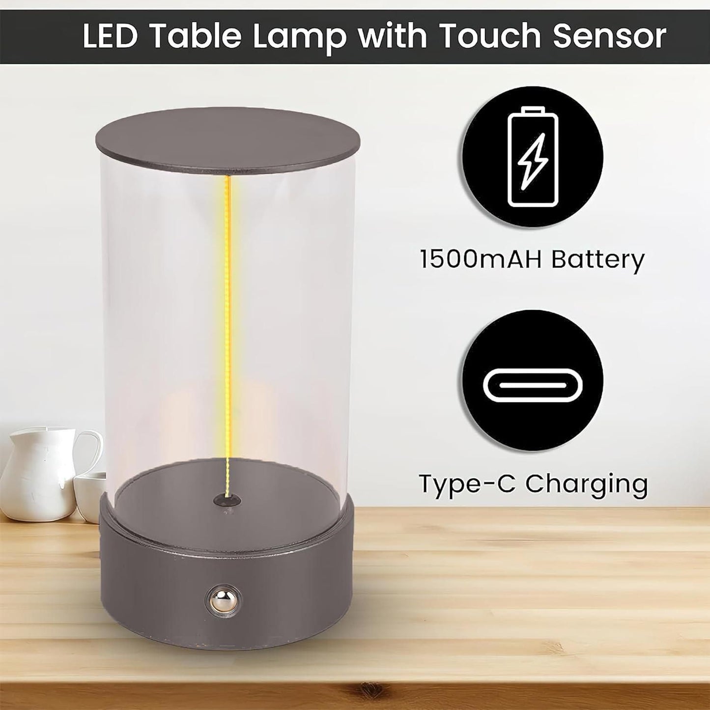 Janiyo™ Magnetic Desk & Decor Lamp – Sleek, Soft & Smart