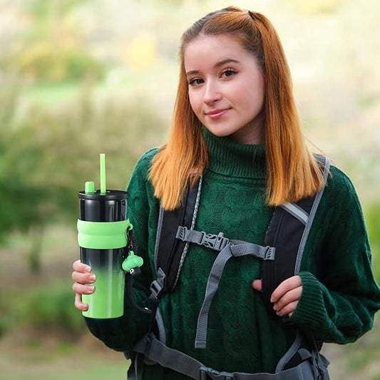 Janiyo™ Hot & Cold Steel Tumbler – Your 12-Hour Temperature Keeper