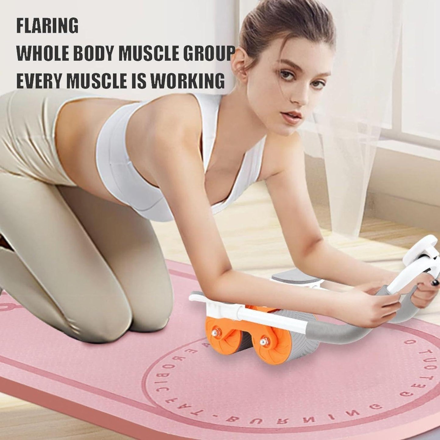Fitness Ab Roller Wheel – Home Gym Essential (Assorted Colors)