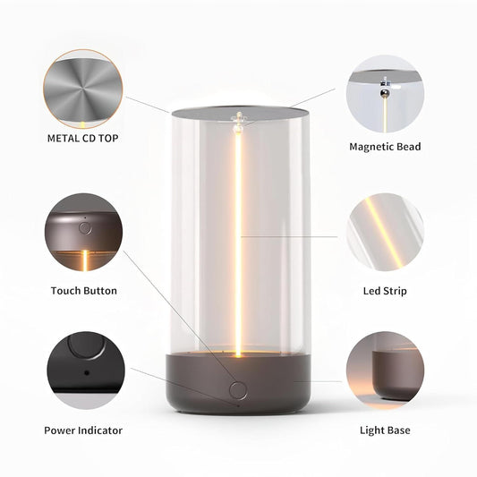 Janiyo™ Magnetic Desk & Decor Lamp – Sleek, Soft & Smart